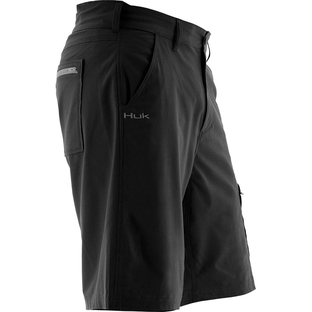 Huk Men's Next Level Shorts, in Black, Size XXL | by West Marine